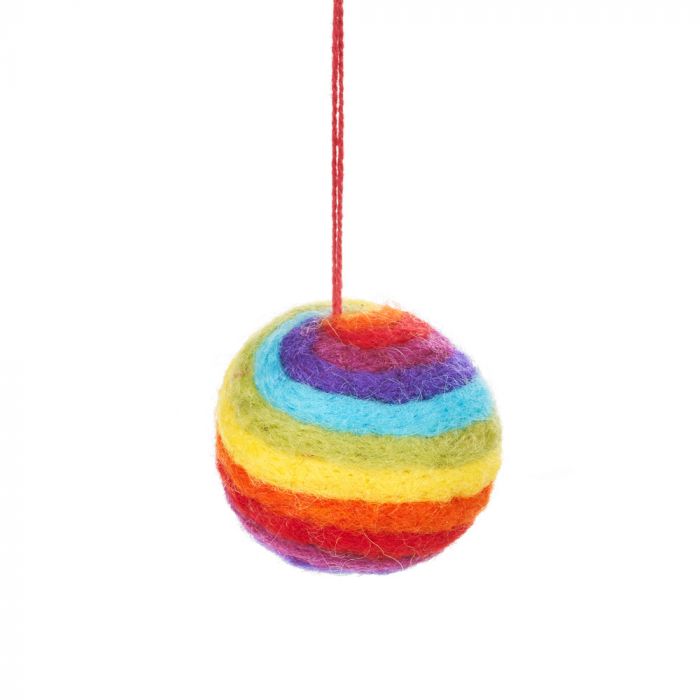 Pride Rainbow Ball Ornament